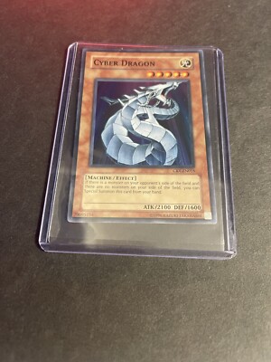 Yu-Gi-Oh! Cyber Dragon CRV-EN015 Unlimited Rare Holographic Card-image