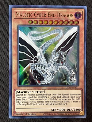 Yu-Gi-Oh TCG #GFP2-EN101 Malefic Cyber End Dragon 1st Edition Ultra Rare LP-image