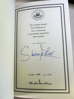 IRAN AWAKENING by Shirin Ebadi Signed 1st Edition (2006) w/ COA-image