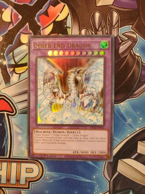 Yugioh! Cyber End Dragon SDCS-EN041 Ultra Rare 1st Edition NM MISPRINT CYBERDARK-image