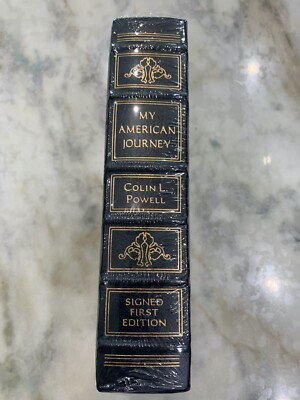 NEW MINT SEALED My American Journey Colin L. Powell  SIGNED 1st Edition Leather-image