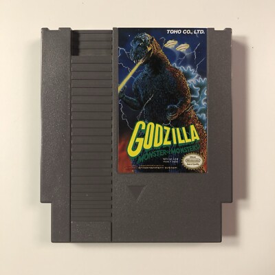 Godzilla Monster Of Monsters (Nintendo NES, 1989) Authentic Tested-image