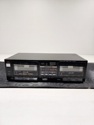 Fisher CR-W35T Stereo Double Cassette Deck - Working, Used-image
