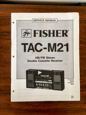 Fisher TAC-M21 Stereo Service Manual *Original*-image
