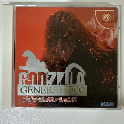 Japanese Godzilla Generations SEGA Dreamcast Japan JP Complete CIB-image