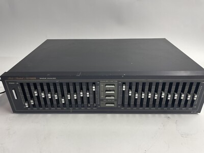 Vintage Fisher EQ-275 Equalizer, 12 Bands Per Channel Made In Japan Retro -image