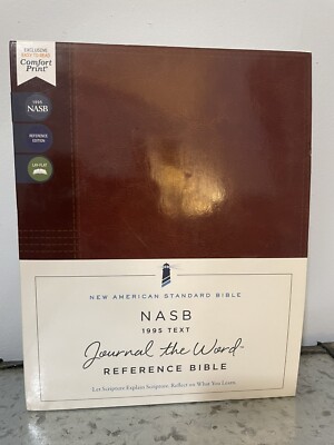 New American Standard Bible NASB 1995 Text Reference Bible Leather Bound LNIB-image
