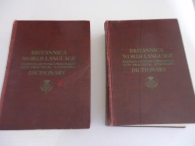 FUNK & WAGNALLS STAND DICTIONARY OF THE ENGLISH LANGUAGE BRITANNICA WORLD EDITIO-image