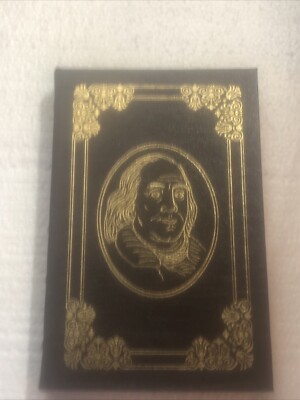 The Autobiography Of Benjamin Franklin Easton Press Illustrated 2004 Leather  VG-image
