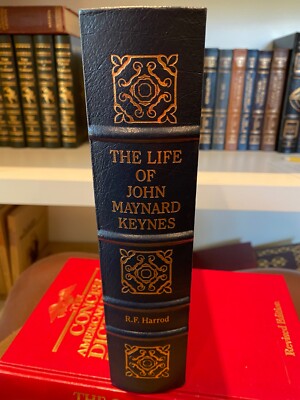 Easton Press Leather Hardback THE LIFE OF JOHN MAYNARD KEYNES by R. F. Harrod-image