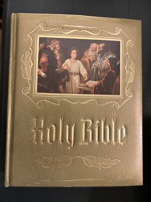 NEW Large Holy Bible Master Reference Edition Heirloom Study Bible - Sealed-image
