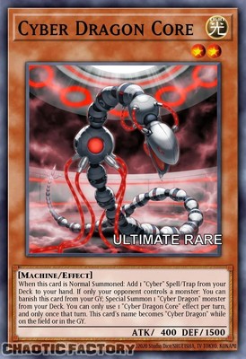 YUGIOH RA04-EN013 Cyber Dragon Core Ultimate Rare 1st Edition NM-image