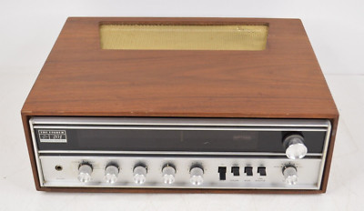Fisher Futura Series 201 Stereo Receiver w/ Wooden Case TESTED But Needs Work-image