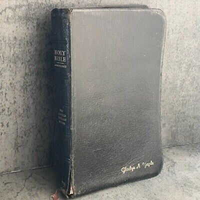 1967 KJV-Oxford The New SCOFIELD REFERENCE BIBLE-Genuine Cowhide LEATHER-Black-image