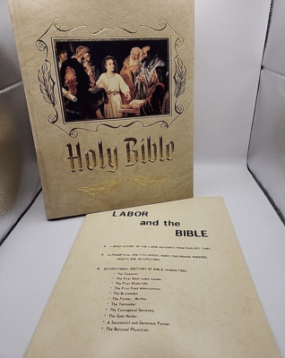 Heirloom Big Holy Bible Master Reference Edition Coffee Table Bible -image