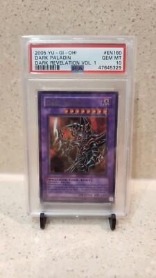 Yugioh Dark Paladin DR1-EN160 Ultra Rare PSA 10 Gem Mint-image