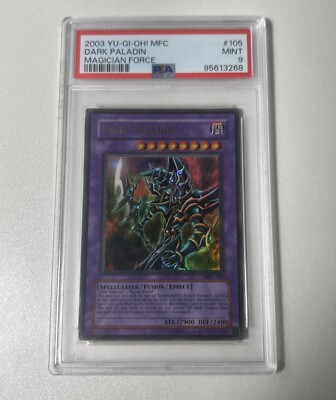 Dark Paladin MFC-105 YuGiOh Magician's Force 2003 Foil PSA 9 MINT-image