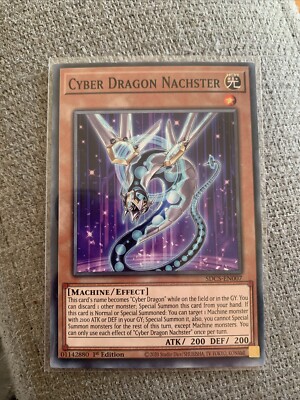 Cyber Dragon Nachster - SDCS-EN007 - Common Unlimited Yugioh-image
