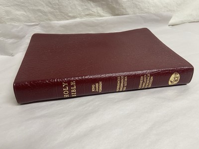 Holy Bible (KJV) Kenneth Copeland Reference Edition Burgundy Leather Rd Ltr-image