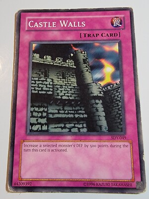 Castle Walls SDY-049 Common Unlimited Yugioh-image