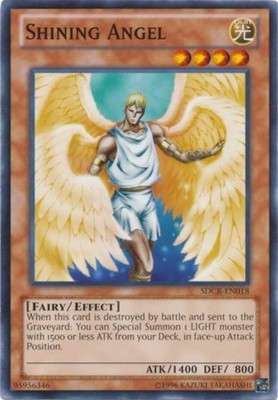 Shining Angel - SDCR-EN018 - Common - Unlimited Edition NM YuGiOh!  Structure De-image