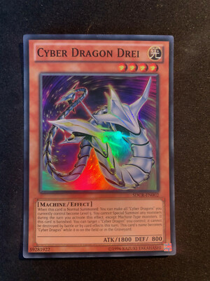 Cyber Dragon Drei - Super Rare - SDCR-EN002 - Cyber Dragon Revolution YuGiOh N/M-image