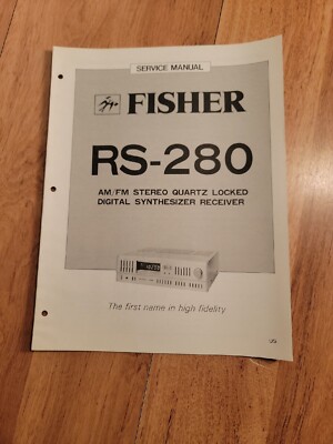 Fisher RS-280    Stereo Receiver Service Manual -image