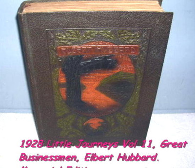 1928 Elbert Hubbard Little Journeys Volume 11-image