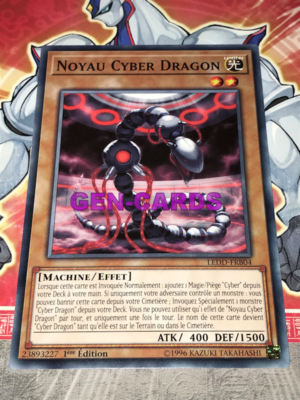 Yu Gi Oh CORE CYBER DRAGON LEDD-FRB04 Card-image