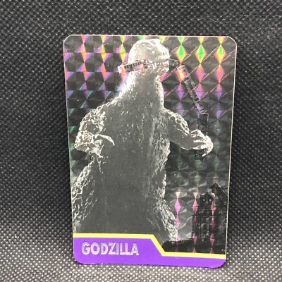Godzilla Holo Card TCG Toho Movie Meiji Vintage Japanese Japan Very Rare-image