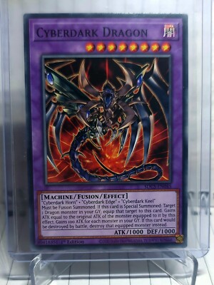 Konami Yugioh TCG, Cyberdark Dragon, 1st Edition, SDCS-EN045-image