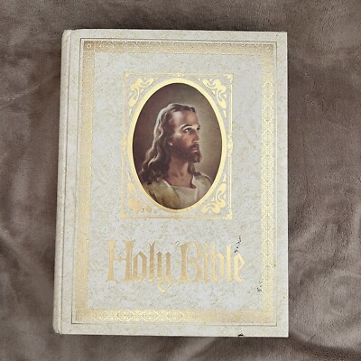 ⛪️VINTAGE KJV Bible Red Letter Edition Regency Classic Family Bible~ NEVER USED!-image