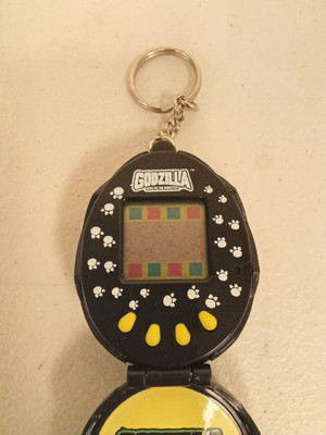 1997 MGA Godzilla Virtual Reality VR Creatures Cyber Pet Rare Vintage-image