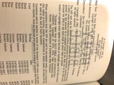 NIV UltraThin Reference Bible (Black Genuine Leather)-image