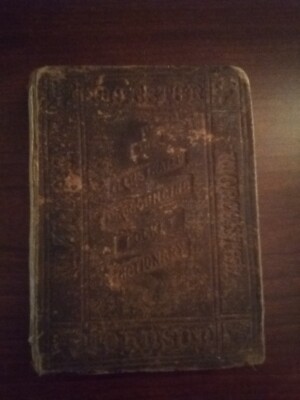 Pocket Webster Pronouncing Dictionary 1868-image