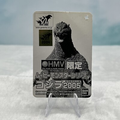 BANDAI 2004 GODZILLA 2004 HMV JAPAN STORE EXCL GODZILLA 50TH ANNIV CARD ONLY-image
