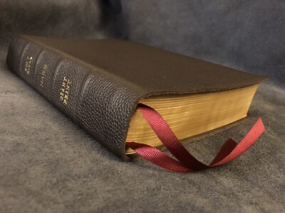 NASB New American Standard super giant print Reference Bible Leather 16.5 Font-image