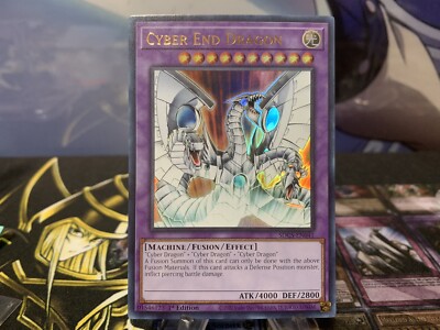 Yugioh Cyber End Dragon SDCS-EN041 Ultra Rare Mint -image