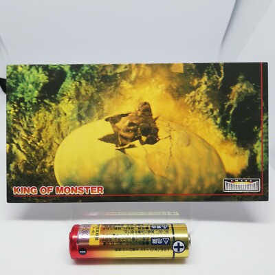 37 Godzilla Card WIDE COLLECTION King of MONSTER TOHO Movie AMADA 1996 Japan -image
