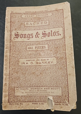 Sacred Songs & Solos 441 Pieces Ira Sankey 