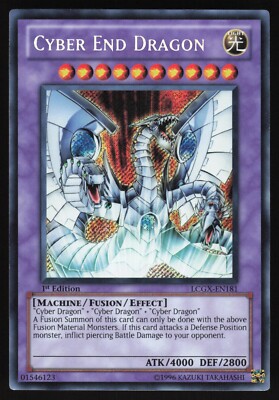 Cyber End Dragon - LCGX-EN181 - Secret Rare - 1st Edition Yugioh-image