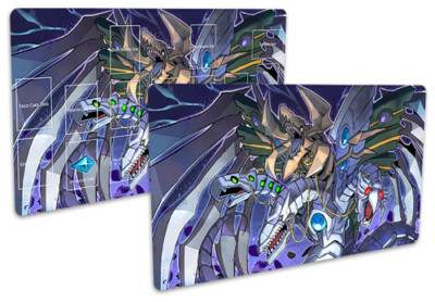 No.3033 Yugioh TCG Playmat Cyber End Dragon Cyberdark End Dragon YGO Duel Mat-image