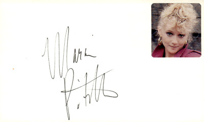 Maria Pitillo Signed Auto 3x5 Index Card Godzilla-image