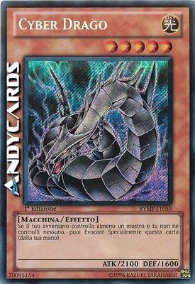 CYBER DRAGON • (Cyber Dragon) • Secret • RYMP IT059 • 1Ed • Yugioh! • ANDYCARDS-image