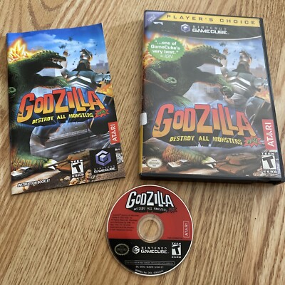 Godzilla Destroy All Monsters Melee CIB COMPLETE (GameCube)-image