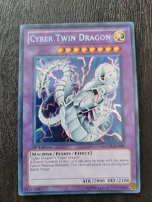 Cyber Twin Dragon LCGX-EN180 1st Ed NM/MINT-image