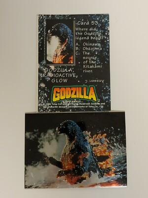 1996 JPP/Amada Godzilla Chromium Radioactive Glow #53 -image