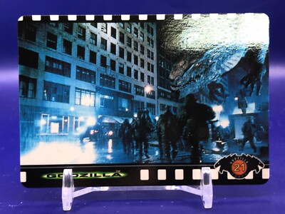 Godzilla Movie Film 1998 21 Card Bandai Japanese-image