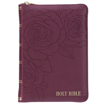 KJV Holy Bible, Compact Vegan Leather Red Letter Edition - Ribbon Marker, King-image