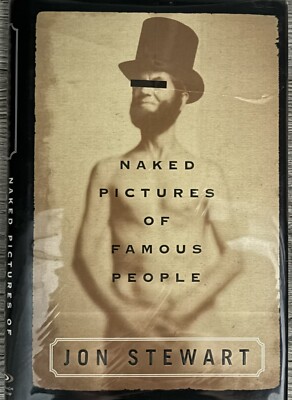 Jon Stewart “Naked Pictures Of Famous People” Book Signed JSA CERT-image